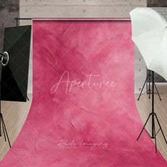 Aperturee - Aperturee Artistic Pink Textured Sweep Backdrop Abstract Magenta Gradient Photography Background for Studio Portraits