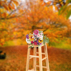 Aperturee - Aperturee Autumn Deciduous Forest Warm Photography Backdrop
