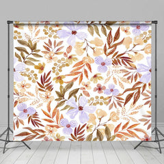Aperturee - Aperturee Autumn Floral Leaves Fine Art Photography Backdrop