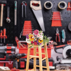 Aperturee - Aperturee Black And Red Series Tool Wall Panels Photo Backdrop
