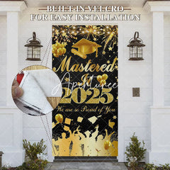 Aperturee - Aperturee Black Gold Mastered It 2025 Graduation Door Cover