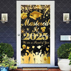 Aperturee - Aperturee Black Gold Mastered It 2025 Graduation Door Cover