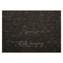 Aperturee - Aperturee Black Grey Retro Wood Rubber Floor Mat For Photo