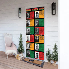Aperturee - Aperturee Black History Month Door Cover Famous Quotes Civil Rights Leader Party Decoration African American Hero Portrait