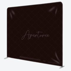 Aperturee - Aperturee Black Solid Black Photo Booth Backdrop Cover For Decor