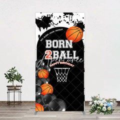 Aperturee - Aperturee Black White Basketball Born 2 Ball Arch Backdrop