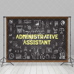 Aperturee - Aperturee Blackboard Painting Administrative Assistant Backdrop