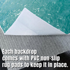 Aperturee - Aperturee Blue Sea Surface Under Sunshine Fabric Floor Backdrop