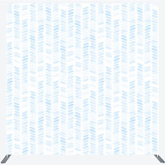 Aperturee - Aperturee Blue Watercolor Pattern Tension Fabric Backdrop Abstract Brush Stroke Decoration Baby Boy Shower Background