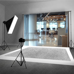 Aperturee Aperturee Blurry Modern Office Photography Backdrop with Bokeh Lights Professional Corporate or Zoom Background Photo Prop