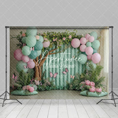 Aperturee - Aperturee Bohemian Willows Pastel Photography Spring Backdrop