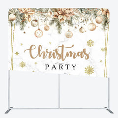 Aperturee - Aperturee Boho Floral Bells Marbled Party Pillow Cover Backdrop