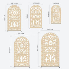 Aperturee - Aperturee Boho Hanukkah Holiday Festival Sweet Arch Backdrop