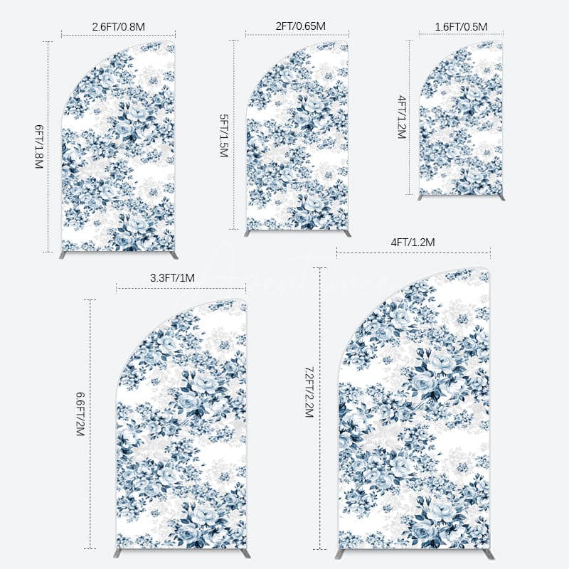 Aperturee - Aperturee Boho Here Comes The Son Baby Shower Half Moon Arch Backdrop