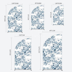 Aperturee - Aperturee Boho Here Comes The Son Baby Shower Half Moon Arch Backdrop