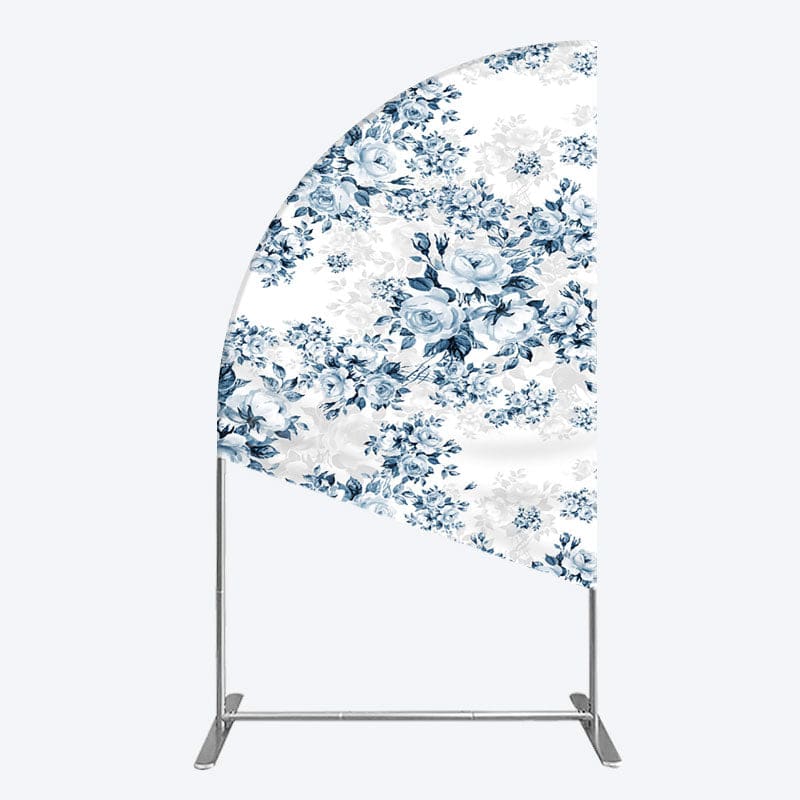 Aperturee - Aperturee Boho Here Comes The Son Baby Shower Half Moon Arch Backdrop