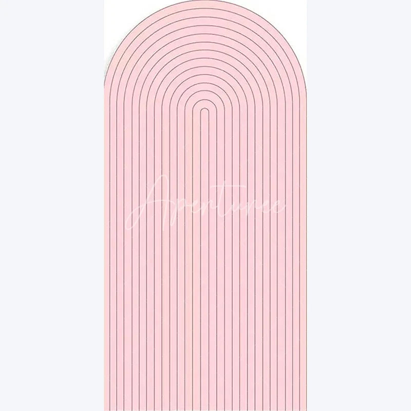 Aperturee - Aperturee Boho Solid Color Wedding Arch Minimalist Backdrop for Baby Shower Ceremony Neutral Tone Photo Background