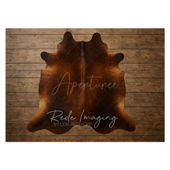 Aperturee - Aperturee Brown Bear Shape Carpet Rubber Floor Mat For Photo