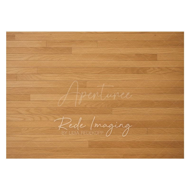 Aperturee - Aperturee Brown Wood Pattern Rubber Floor Mat For Photography