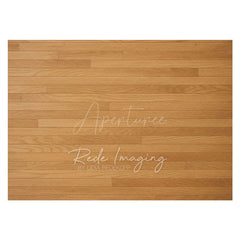 Aperturee - Aperturee Brown Wood Pattern Rubber Floor Mat For Photography