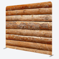 Aperturee - Aperturee Brown Wood Vibe Photography Square Tension Backdrop