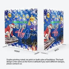 Aperturee - Aperturee Calling Ho Ho Hos Disco Santa Christmas Backdrop