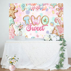 Aperturee Aperturee Candyland Gingerbread House Xmas Two Sweet Backdrop