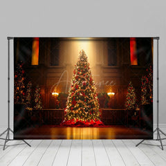 Aperturee - Aperturee Christmas Vibe Decoration Church Holiday Backdrop