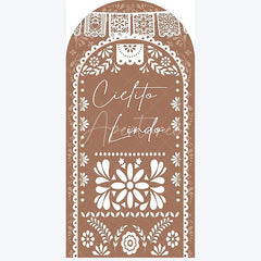 Aperturee - Aperturee Cielito Lindo Boho Wedding Arch Sweetie Baby Shower Backdrop Decor Floral Photo Background for Ceremony