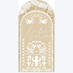 Aperturee - Aperturee Cielito Lindo Boho Wedding Arch Sweetie Baby Shower Backdrop Decor Floral Photo Background for Ceremony