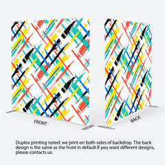 Aperturee - Aperturee Colorful Paint Splash Birthday Party Backdrop Cover