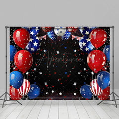 Aperturee - Aperturee Colorful Ribbons Celebration Holiday Photo Backdrop