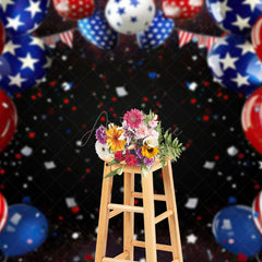 Aperturee - Aperturee Colorful Ribbons Celebration Holiday Photo Backdrop