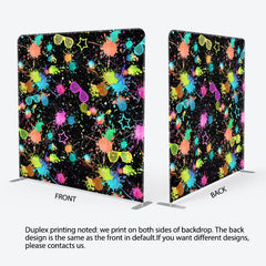 Aperturee - Aperturee Colorful Splash Print Sunglass Pillow Case Backdrop
