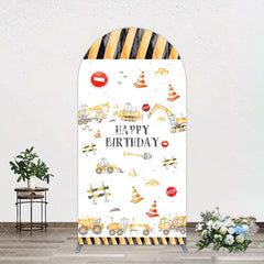 Aperturee - Aperturee Construction Maintenance Birthday Arch Backdrop