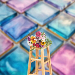 Aperturee - Aperturee Crystal Board Colorful Sweet Photography Backdrop