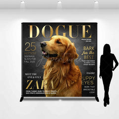Aperturee - Aperturee Custom Dog Photo Fashion Magazine Dogue Backdrop