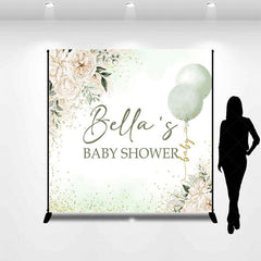 Aperturee - Aperturee Custom Floral Balloons Boho Baby Shower Backdrop