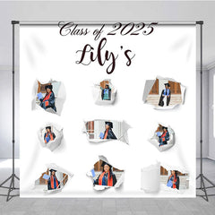 Aperturee - Aperturee Custom Photos Simple Congras Graduation Backdrop