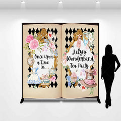 Aperturee - Aperturee Custom Wonderland Eea Party Photo Birthday Backdrop
