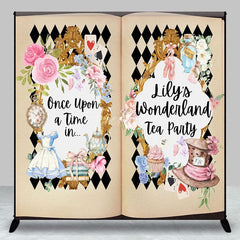 Aperturee - Aperturee Custom Wonderland Eea Party Photo Birthday Backdrop