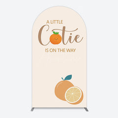 Aperturee - Aperturee Cutie On The Way Baby Shower Party Arch Backdrop