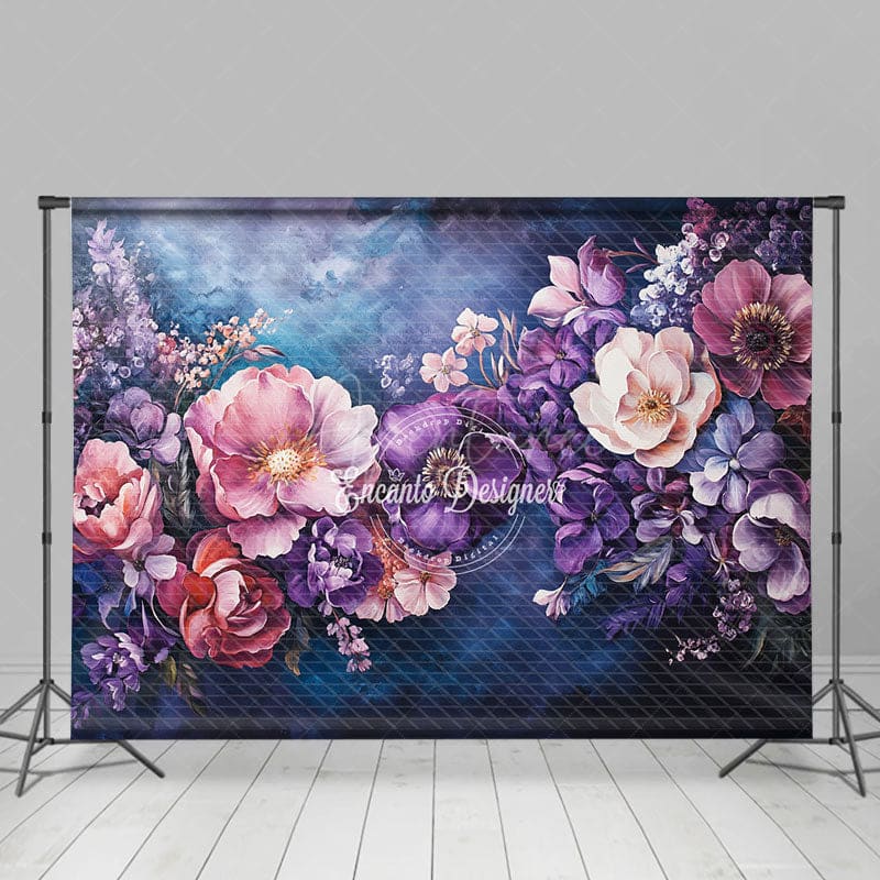 Aperturee - Aperturee Dark Color Flowers Fine Art Photography Backdrop