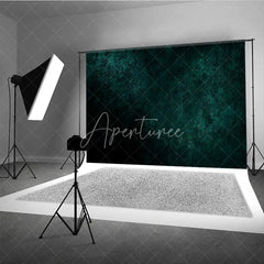 Aperturee - Aperturee Dark Teal Emerald Green Textured Abstract Grunge Photography Backdrop Distressed Moody Artistic Background
