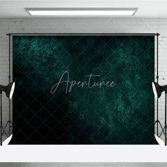 Aperturee - Aperturee Dark Teal Emerald Green Textured Abstract Grunge Photography Backdrop Distressed Moody Artistic Background