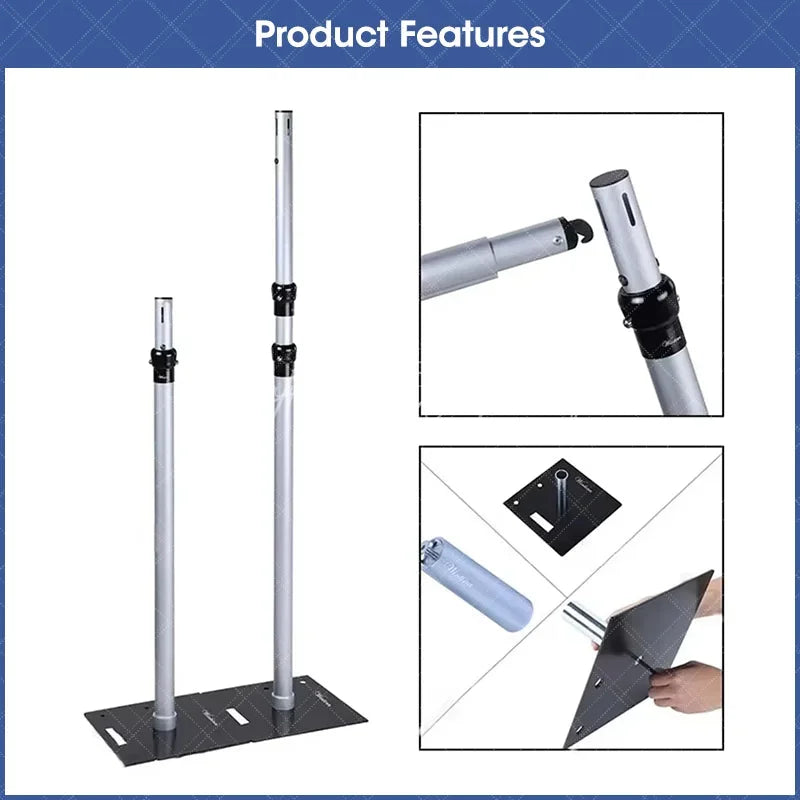 Lofaris Dome Canopy 10x10ft Pipe and Drape Stand Elegant Wedding Arch Frame Decorative Backdrop for Ceremony Party