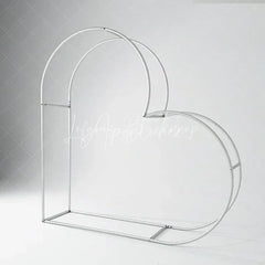 Lofaris Double Layer Side Heart Lying Stand for Party Decor Backdrop Wedding Scene Birthday