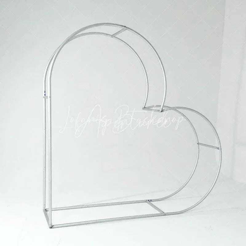 Lofaris Double Layer Side Heart Lying Stand for Party Decor Backdrop Wedding Scene Birthday