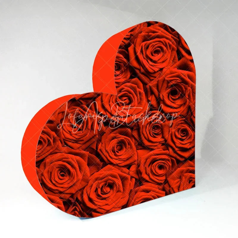 Lofaris Double Layer Side Heart Lying Stand for Party Decor Backdrop Wedding Scene Birthday