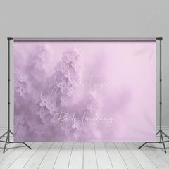 Aperturee - Aperturee Dreamy Floral Light Violet Lovely Photo Backdrop